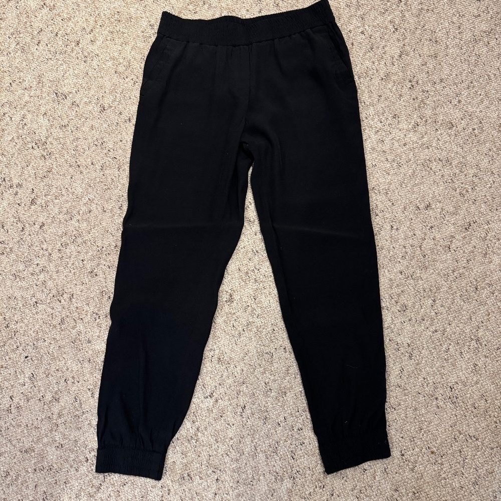 Black Jogger-Style Pants Loft